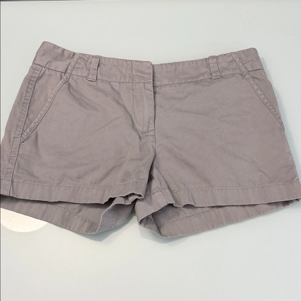 J. Crew Gray Chino Shorts